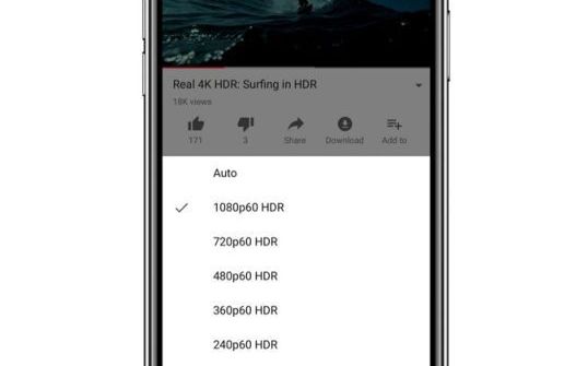 iPhone X đã hỗ trợ xem video YouTube HDR chất lượng cao