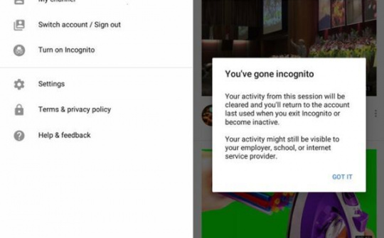 Ứng dụng YouTube sắp sớm có chế độ xem ẩn danh