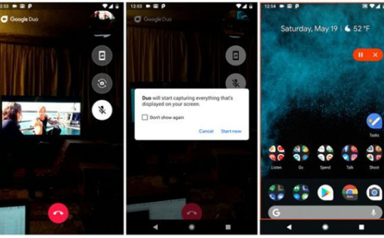 Google Duo thêm tính năng chia sẻ màn hình