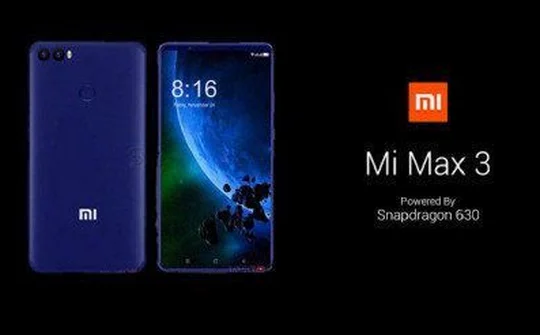 Xiaomi xác nhận mẫu phablet Mi Max 3 sẽ ra mắt trong tháng 7