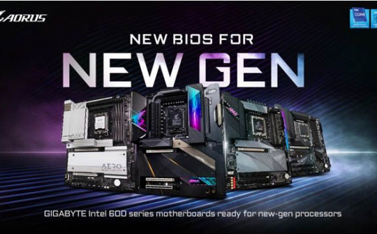 GIGABYTE phát hành bản cập nhật BIOS series 600 sẵn sàng cho bộ xử lý Intel thế hệ mới