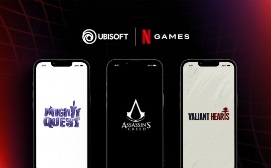 Netflix hợp tác với Ubisoft để phát triển ba trò chơi di động độc quyền
