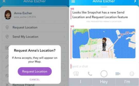 Người dùng Snapchat đã có thể ẩn vị trí hiện tại