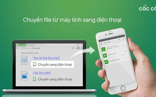 Bạn đã biết mẹo chuyển file siêu tốc nhờ Cốc Cốc?