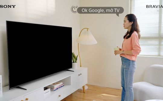 Sony mở rộng tính năng điều khiển TV không cần remote từ X80K trở lên