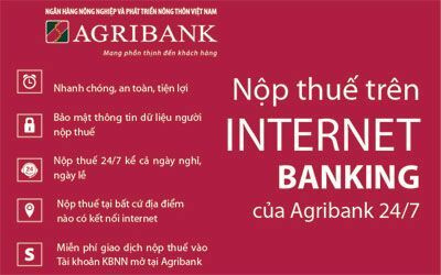 Nộp thuế vào ngân sách nhà nước qua hệ thống Agribank