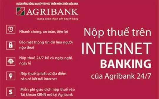 Nộp thuế vào ngân sách nhà nước qua hệ thống Agribank