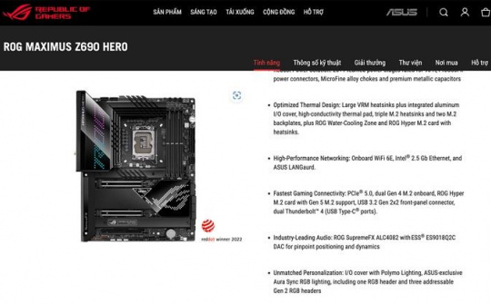 ASUS triệu hồi bo mạch chủ cao cấp vì nguy cơ cháy