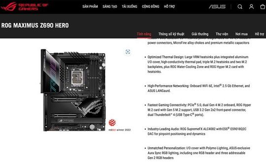 ASUS triệu hồi bo mạch chủ cao cấp vì nguy cơ cháy