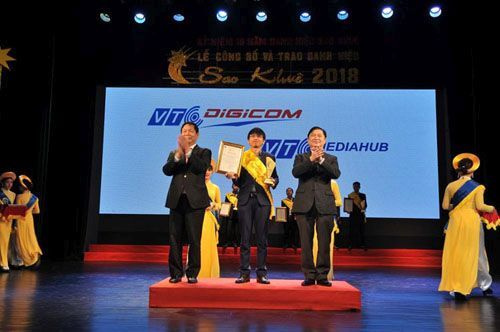 Hệ sinh thái dữ liệu số của VTC đạt Top 10 Sao Khuê 2018