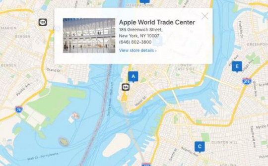 Ứng dụng bản đồ Apple Maps đã có thể nhúng trên nền web