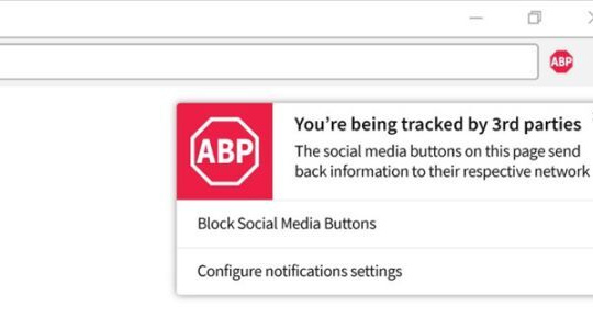 Adblock Plus sẽ chặn hành động theo dõi người dùng của các website