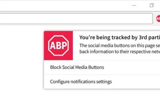 Adblock Plus sẽ chặn hành động theo dõi người dùng của các website