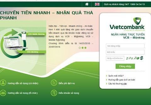 Vietcombank ngừng cung cấp dịch vụ internet banking với trình duyệt IE cũ