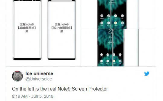 Samsung bê nguyên thiết kế Galaxy Note 8 lên Note 9 để giảm chi phí