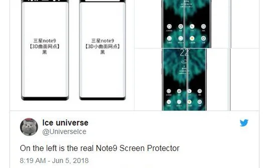 Samsung bê nguyên thiết kế Galaxy Note 8 lên Note 9 để giảm chi phí