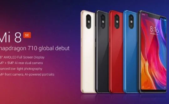 Xiaomi Mi 8 SE lên kệ với giá bán rất hấp dẫn