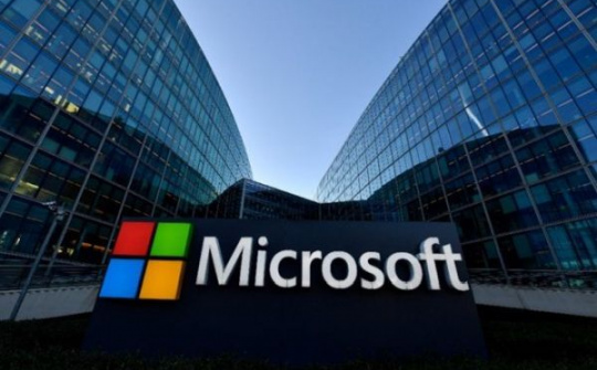 Mảng dịch vụ đám mây giúp Microsoft đạt doanh thu vượt kỳ vọng