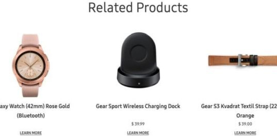 Galaxy Watch xuất hiện trên website bán lẻ của hãng tại Mỹ