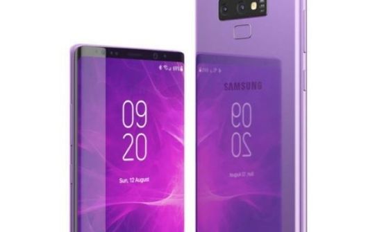 Xuất hiện hình ảnh render Samsung Galaxy Note 9