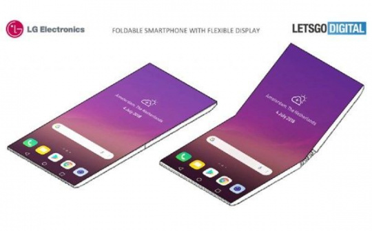 LG khoe ý tưởng smartphone màn hình gập