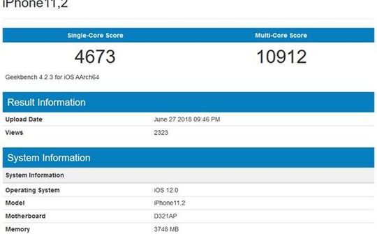 iPhone Xs mới trang bị RAM 4GB?