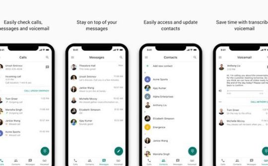 Giao diện ứng dụng Google Voice được làm mới trên iOS