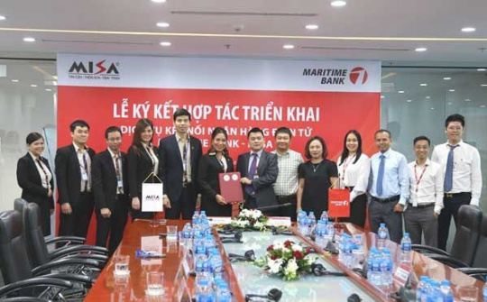 Maritime Bank và MISA hợp tác, kết nối ngân hàng điện tử với phần mềm kế toán