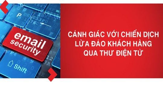 Techcombank cảnh báo khách hàng thủ đoạn lừa đảo qua thư điện tử