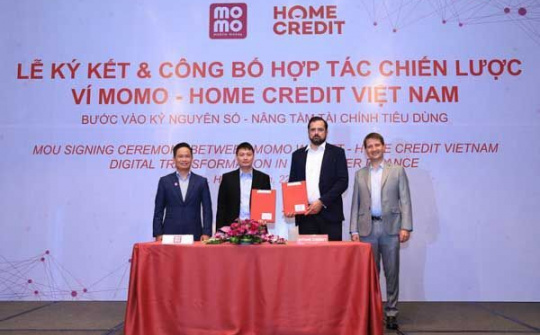 Ví MoMo và Home Credit bắt tay, kết nối ứng dụng giúp dịch vụ tiện lợi hơn