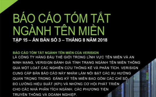 Internet phát triển lên đến 339,8 triệu lượt đăng ký tên miền trong Q2/2018