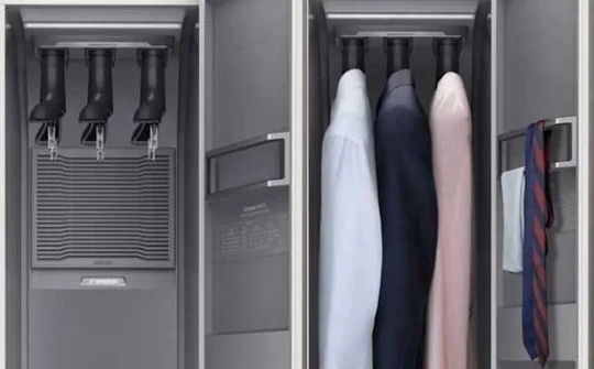 Air Dresser - tủ thông minh tự làm sạch quần áo của Samsung