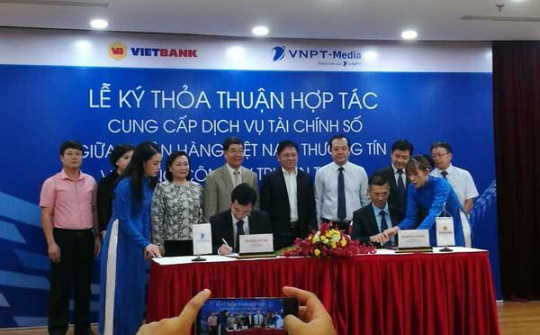 VNPT-Media và VietBank hợp tác chiến lược cung cấp dịch vụ tài chính số