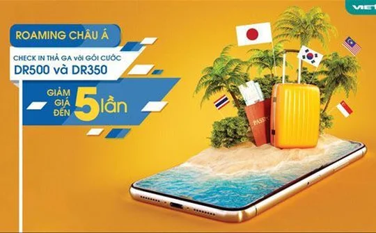 Viettel giảm 5 lần cước Data Roaming tới 5 nước châu Á dịp nghỉ lễ