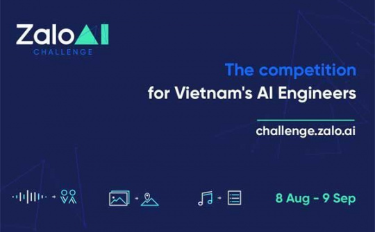 Khởi động cuộc thi Zalo AI Challenge, tìm nhân tài cho lĩnh vực trí tuệ nhân tạo
