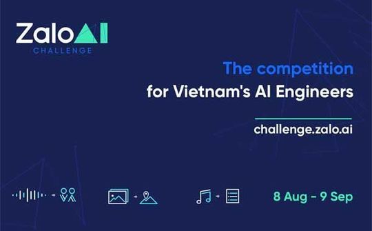 Khởi động cuộc thi Zalo AI Challenge, tìm nhân tài cho lĩnh vực trí tuệ nhân tạo