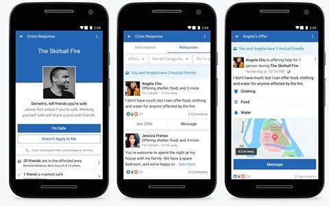 Facebook triển khai tính năng mới giúp liên lạc khẩn cấp