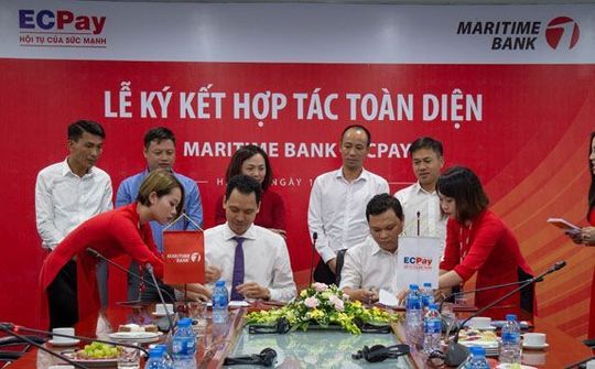 Maritime Bank phối hợp cùng ECPay hỗ trợ thanh toán tiền điện