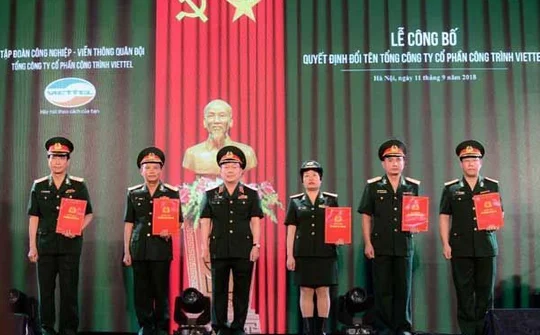 Công ty Cổ phần Công trình Viettel đổi tên, trở thành Tổng công ty thứ 4 thuộc Tập đoàn Viettel