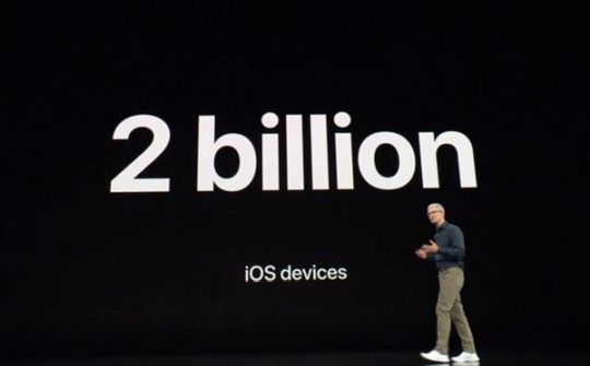 Đã có 2 tỷ thiết bị iOS được bán ra trên toàn cầu