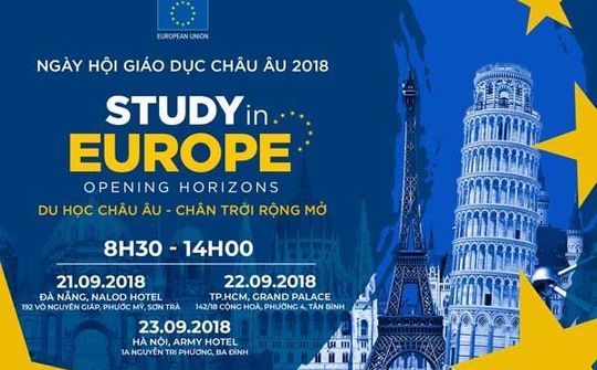 Chuỗi sự kiện “Ngày hội Giáo dục Châu Âu 2018” sẽ diễn ra từ 21-23/9