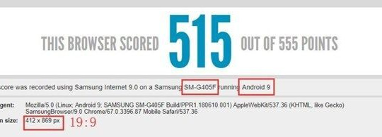 Samsung Galaxy S10 trang bị màn hình tỷ lệ mới