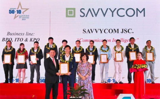 Savvycom tiếp tục góp mặt trong top 50 doanh nghiệp CNTT hàng đầu Việt Nam