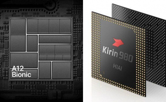 Huawei tuyên bố chip Kirin 980 nhanh hơn A12 Bionic của Apple