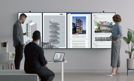 Microsoft ra mắt bộ đôi máy tính bảng gắn tường Surface Hub 2S và 2X