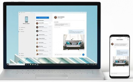 Ứng dụng Your Phone vừa được bổ sung chức năng nhắn tin SMS