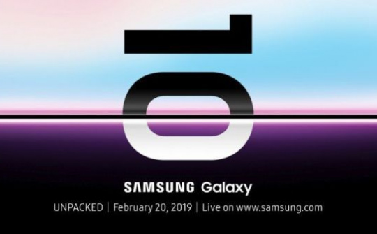 Galaxy S10 ra mắt chính thức ngày 20/2