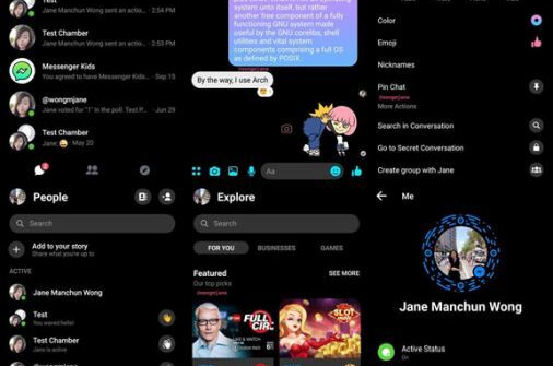 Facebook Messenger sắp có giao diện Dark Mode