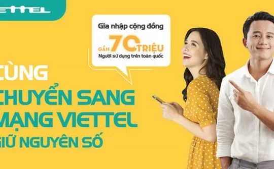 Từ 1/1/2019, thuê bao trả trước có thể chuyển sang mạng Viettel giữ nguyên số
