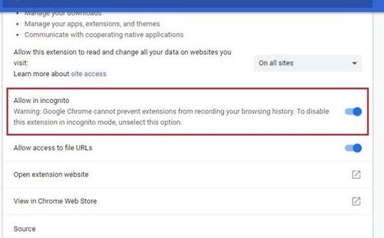 [Thủ thuật] Chạy tiện ích mở rộng Chrome ở chế độ ẩn